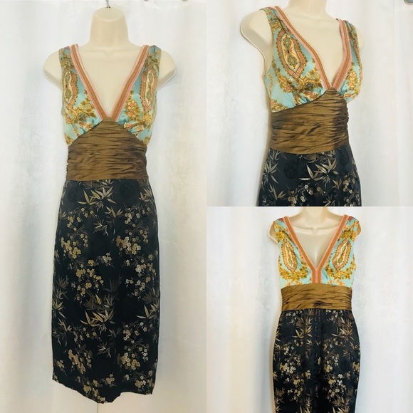 Phoebe Couture Silk Oriental Dress 